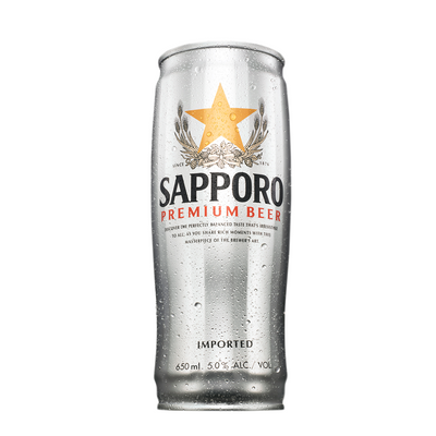 Sapporo Premium Draft Beer Can (650ml) Sake Inn