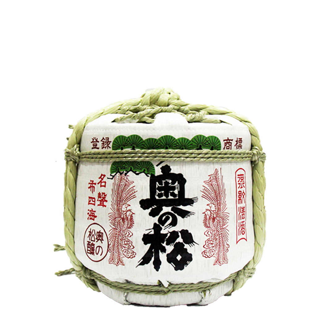 Okunomatsu Mame Taru Honjyozo Sake | Sake Inn