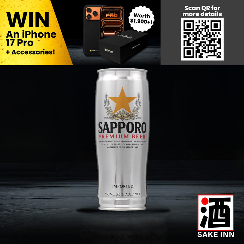 Sapporo Premium Draft Beer Can (650ml)