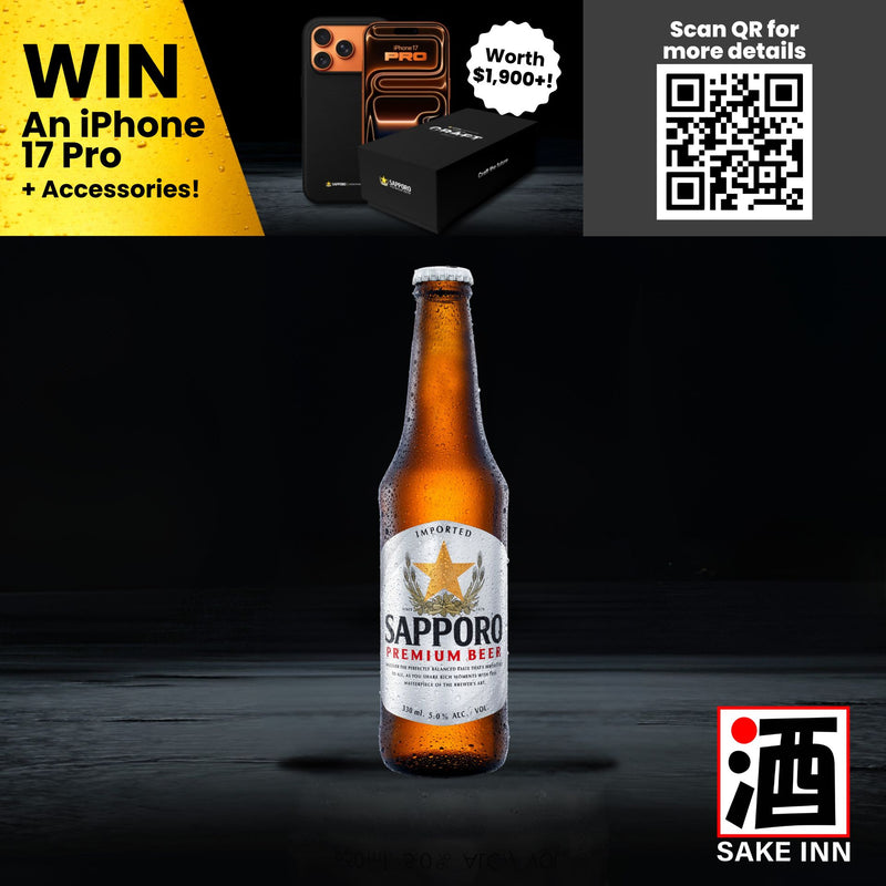 Sapporo Premium Draft Beer Bottle