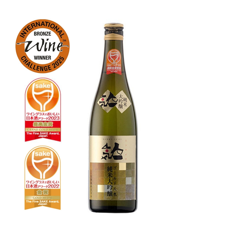 Ninki-Ichi Gold Ninki Junmai Daiginjyo Sake