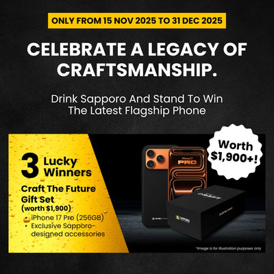 Sapporo Premium Draft Beer Can (330ml)