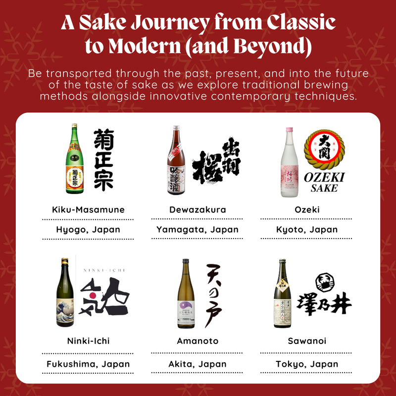 [Sommelier Sessions] A Sake Journey from Classic to Modern (and Beyond)