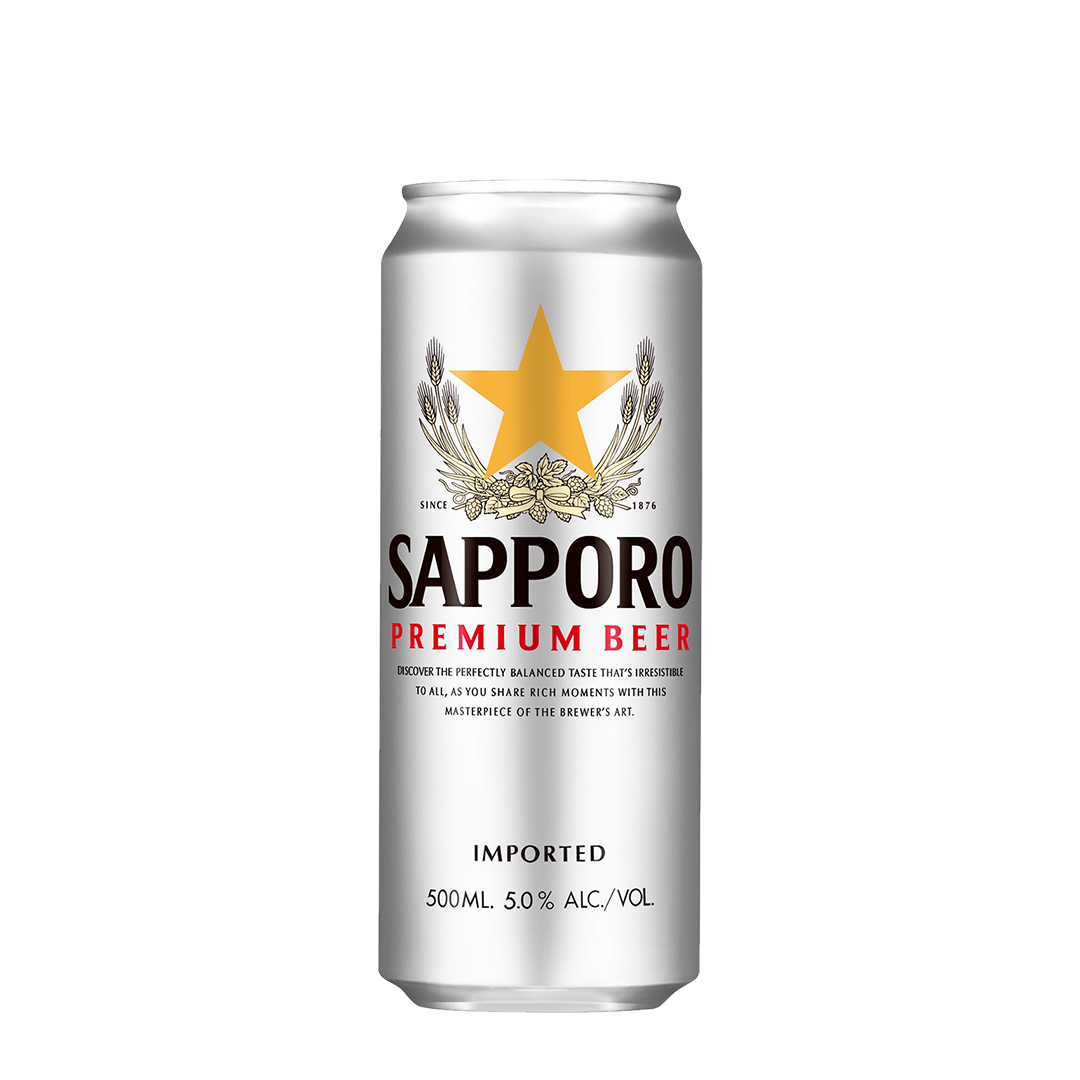 Sapporo Premium Draft Beer Can 500ml | Sake Inn Sapporo Premium Draft Beer Can 500ml | Sake Inn