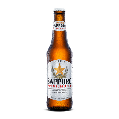 Sapporo Premium Draft Beer Bottle - Sake Inn