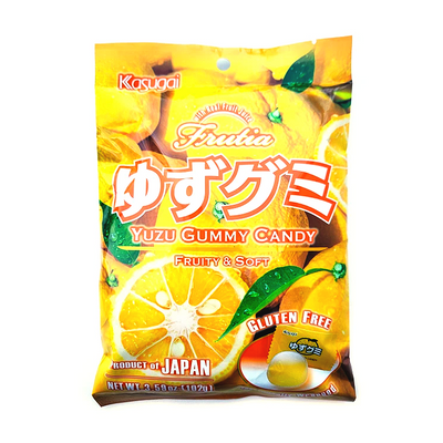Kasugai Yuzu Gummy Candy - Sake Inn