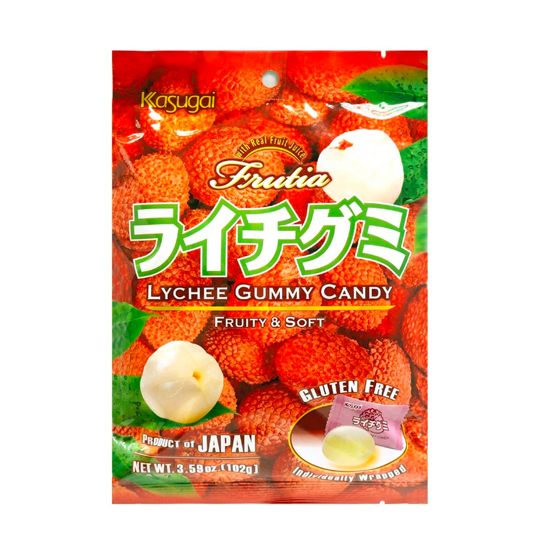 Kasugai Lychee Gummy Candy - Sake Inn
