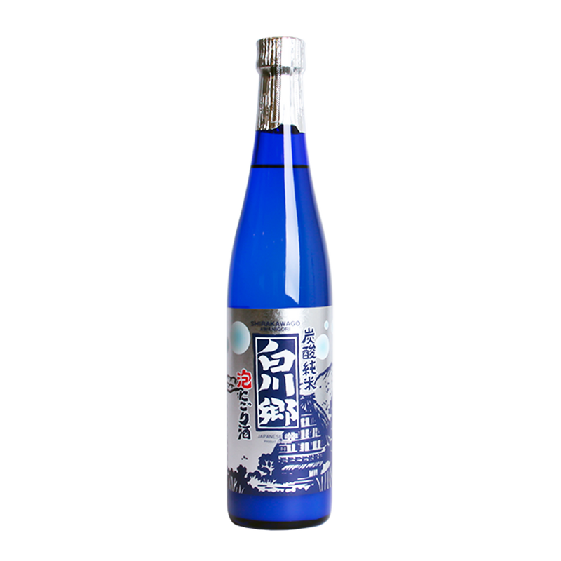 Shirakawago Tansan Junmai Sparkling Nigori Sake 500ml