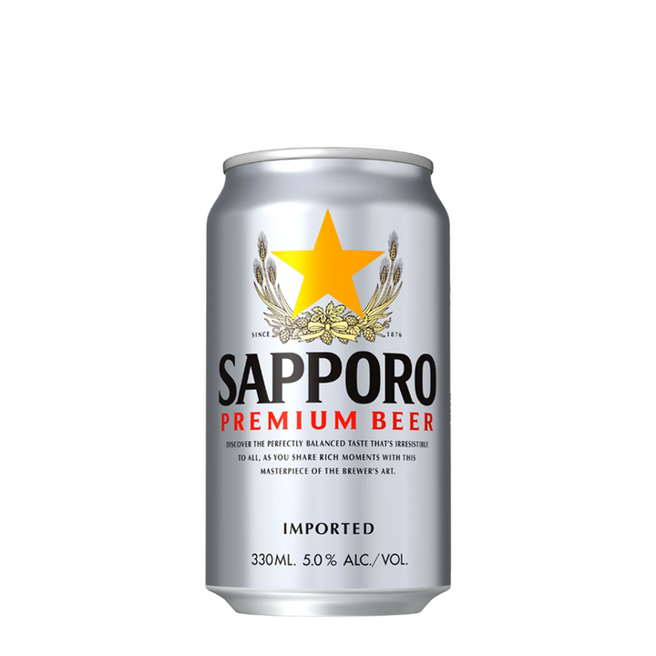 Sapporo Premium Draft Beer Can 330ml | Sake Inn