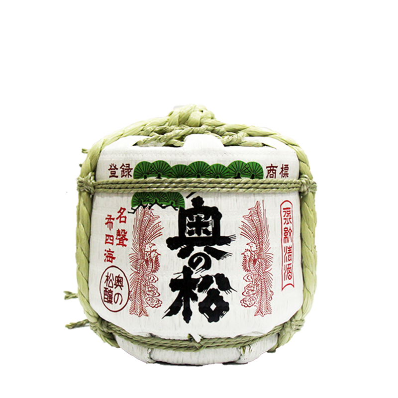 Okunomatsu Mame Taru Honjyozo Sake Barrel - Sake Inn